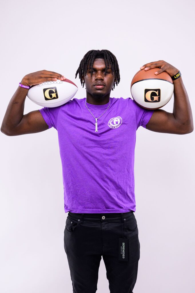 Gordon McKernan and Trey'Dez Green, Dual-Sport LSU Commit Trey&#8217;Dez Green Signs NIL Deal with Gordon McKernan Injury Attorneys