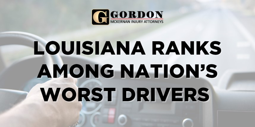 Louisiana Worst Drivers, Heightened Awareness Needed on Louisiana Roads as State Ranks Among Top 10 for Worst Drivers